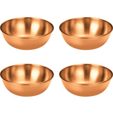 Blandeskåle til udendørs grill-picnics, salattallerkener i rustfrit stål Kompakt design Elegant stil Tåler opvaskemaskine Fødevaregodkendt