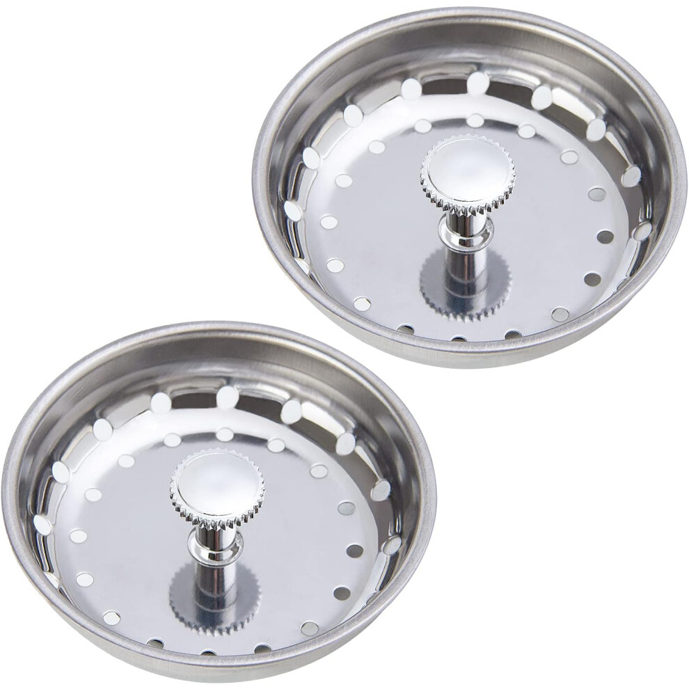 Effortless Kitchen Sink Strainer, Stainless Steel For Corrosion Resistance, Convenient Operation With Push-Pull Mechanism For All Kitchens 9363190547672