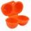Lebendige Orange 2-Ei ABS-Träger für Camping und Picknick 4