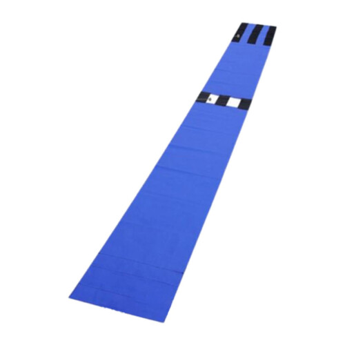Cargo Tie Down Strap with Handle and Elastic Binding for Transport Packaging and Storage 70cm x 460cm- Blue