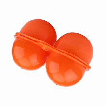 Lebendige Orange 2-Ei ABS-Träger für Camping und Picknick