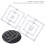 5Pcs Acrylic Patchwork Ruler Set with Double Shapes for Sewing and DIY Crafts 3