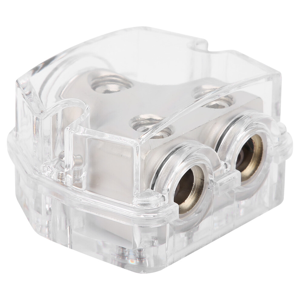 Car Ground Wire Distribution Block Db-003, 1X0ga In 2X4ga Out, Zinc Alloy 9301361013915