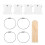 Durable Plastic Floss Organizer Cards with Clips & Winder 80 Pcs 2