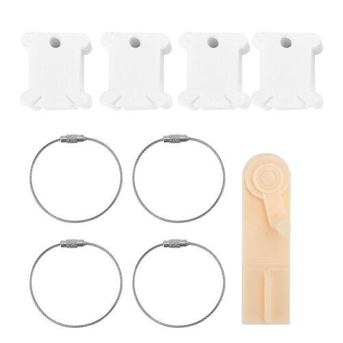 Durable Plastic Floss Organizer Cards with Clips & Winder 80 Pcs 1