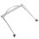 24-Hole Metal Harmonica Stand Adjustable Neck Bracket Black/Silver/Gold 11