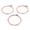 3Set Universal Steel Acoustic Folk Guitar Strings Replacement Rose Copper 2