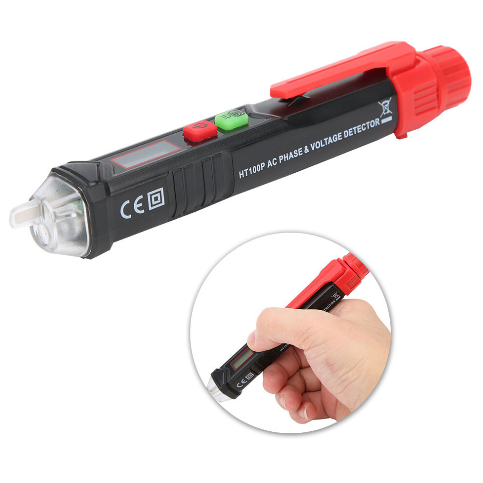 Ht100p Handheld Non-Contact Voltage Tester With Flashlight, 50/60Hz 5011361017113