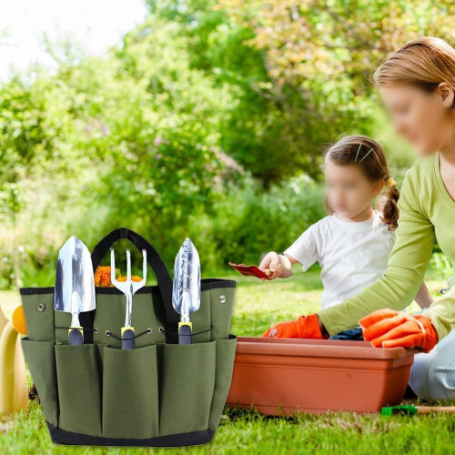 Garden Organizer featuring Nine Spacious Compartments for Easy Access (Green) 1