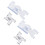 Multilateral Quilting Ruler Aluminum Patchwork Thickness Gauge 10x4cm 13