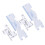 Multilateral Quilting Ruler Aluminum Patchwork Thickness Gauge 10x4cm 6