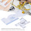 Multilateral Quilting Ruler Aluminum Patchwork Thickness Gauge 10x4cm 5