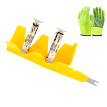 Two Belt Secure Paint Stirrer Tool For Uniform Sprinkle-Yellow