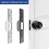 Long Stainless Steel Strikes Plate Standard Lip Design-Silver 3