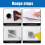 Easy to Use Aluminum Wall Hole Fixing Set with Scraper and 4