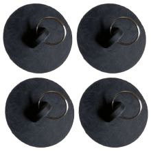 Rubber Drain Stopper, Universal Bathtub Drain Plug with Hanging Ring, Protects Drains from Debris, Suitable for Bathroom Kitchen Laundry Sinks, Enviro
