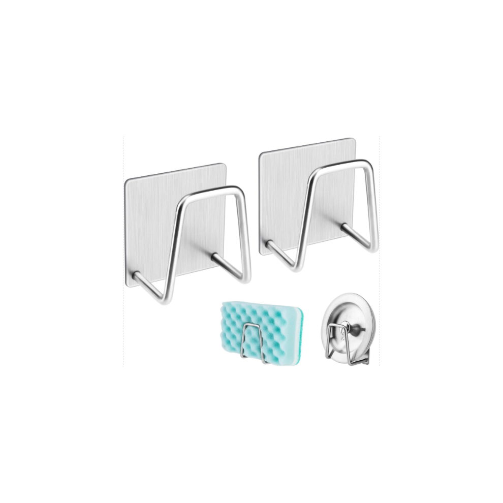 Upgrade Sponge Holders For Kitchen Sink, Creative Sponge Holder Sus304 Stainless Steel For Wide Application 9363190673555