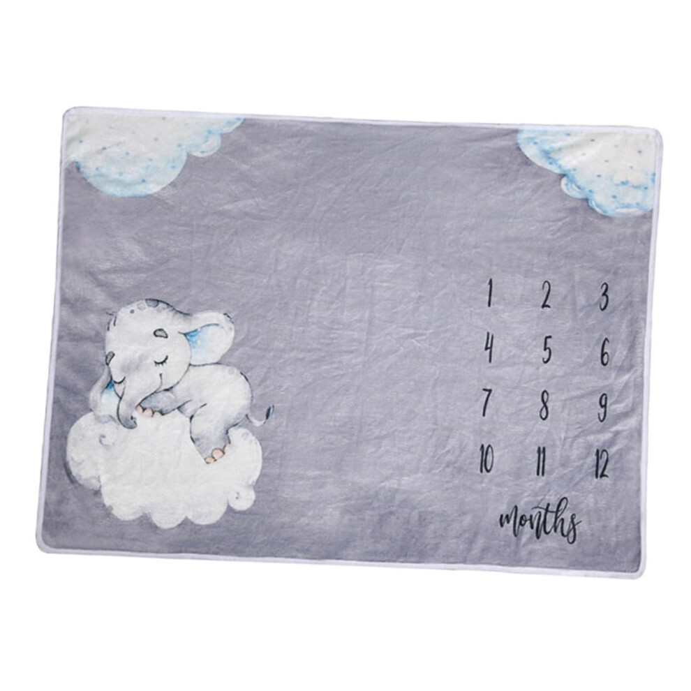 1Pc Monthly Blanket Photo Prop Soft Blanket For Newborn Memory Photography Creative Backdrop For Shower Months Use 9105992076673
