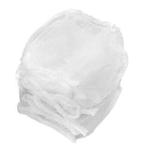 Elastisk och flexibel engångsavfallspåse för diskbänk, högkvalitativa avloppsfilterpåsar av polyester för bekväm avfallshantering, lämplig