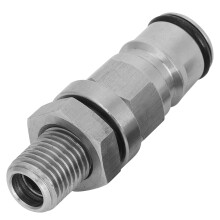 304 Edelstahl Keg Ball Lock Adapter Post 55 mm Silber