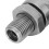 304 Edelstahl Keg Ball Lock Adapter Post 55 mm Silber 12