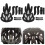 Universal Helmet Liner Kit with Fly Net - 2 Set Replacement for Bicycles 15