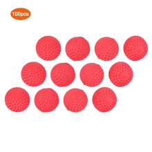 100 Stück EVA weiche Kugel Nachfüllpack für Rival Spielzeugpistole – Rot, 2,2 cm