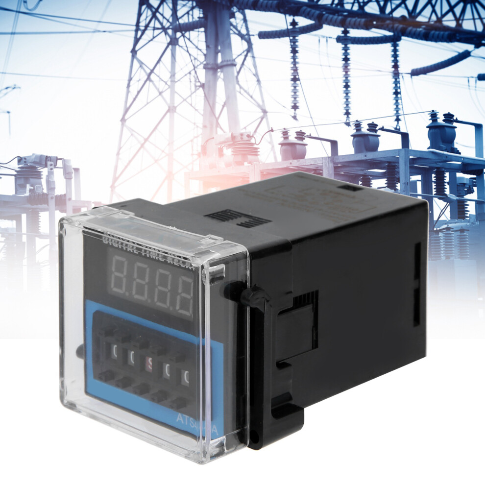 Ats48a-1Z Digital Time Relay 5A 50/60Hz Delay Timer Module 5061361027599