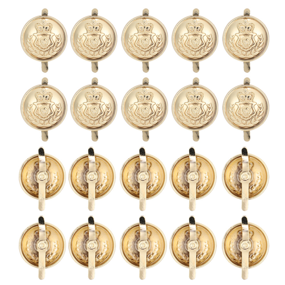 20Pcs Ti Alloy Hardware Lock Buckles for Luggage Bag Accessories, Gold Crown-image-OPC-PMYQ2TD-NEW