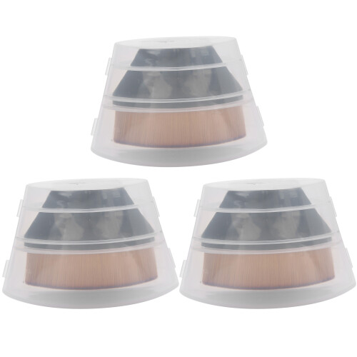 3pcs Cosmetic Brushes for Liquid Foundation and Blush with Gift Box 1