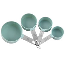 Artisan Chef Messbecher und -löffel, Edelstahlgriff-Set für rostfreies und BPA-freies Kochen, markiertes Set zur einfachen Identifizierung