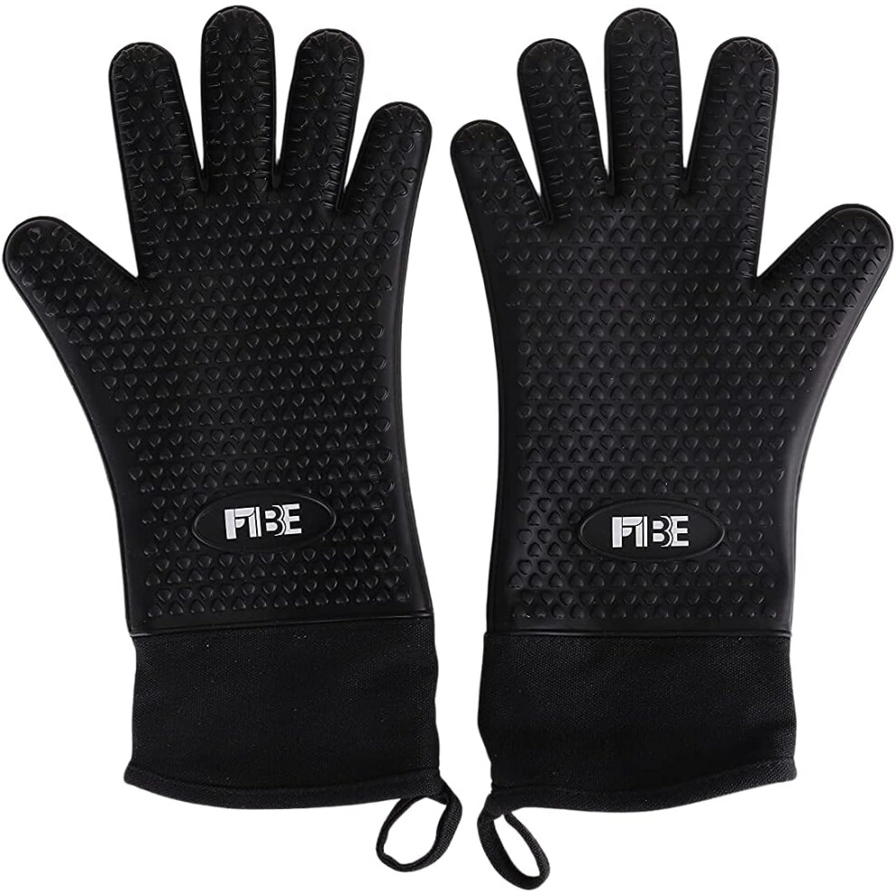 Heat Resistant Gloves for Cooking, Flexible Control with Food Contact Safe Material, Non-Slip Grip Silicone Gloves for Barbecue, Baking, Dishwasher Sa-image-OPC-PMYQ5V8-NEW