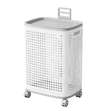 Panier à linge ventilé de grande capacité, en-Roue universelle