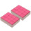 24pcs Red Pool Cue Chalks - Lightweight Low Powder Drop Design 13