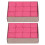 24pcs Red Pool Cue Chalks - Lightweight Low Powder Drop Design 12