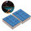 Pro-Level 24pcs Blue NoSlip Cue Chalk High Adhesion Low Mess 15