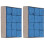 Pro-Level 24pcs Blue NoSlip Cue Chalk High Adhesion Low Mess 9