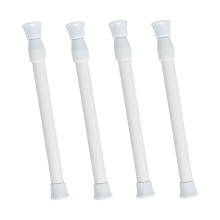 4 Pieces Modifiable Shower Curtain Posts No Devices Required