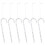 Shatterproof Acrylic Christmas Decorations 6PCS Clear-Clear 1