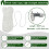 Robuste Standard-Pfostenmontageteile aus Aluminium mit 5