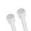 4 Pieces Modifiable Shower Curtain Posts No Devices Required 4