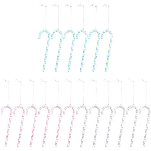 Shatterproof Acrylic Christmas Decorations 6PCS Clear-Clear 1