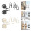 Foldable Suction Cup Shoe Rack Wall Mounted Space Saving-Gray 3