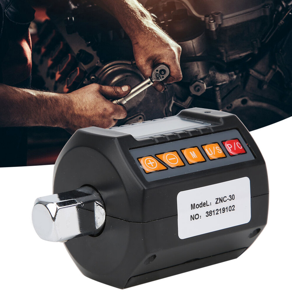 Digital Torsion Meter Zncâ30, 0.01N.m, Portable High Accuracy Wrench Adapter 3741361039915