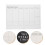 Weekly Notepad Maandelijkse Planner Scheurbladen Memo Blok 11