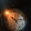 Horloge de bureau rétro classique avec-Fleur de style romain B 7