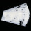 White Kunststoff Mal Schablone 32 Teile 10