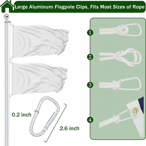 Additional Staff Installation Set Containing Aluminum Mounting 2