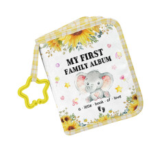 Baby's My Firsts Family Album Soft Photo Cloth Book Kids Baby