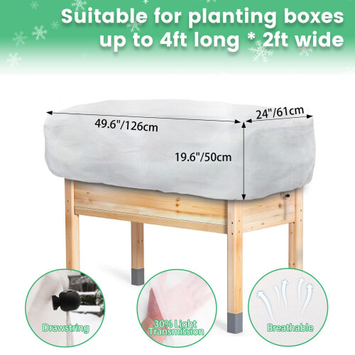Rectangular Plant Freeze Canopies 4.1x2 Feet For Cyclical 2